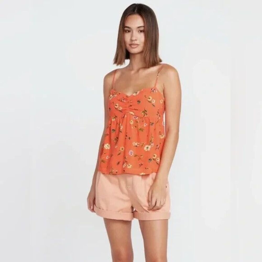 NWT VOLCOM MAHALO WOMENS SLEEVELESS CAMI TOP SIZE M